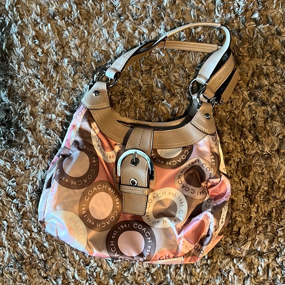 Fabric Coach bag